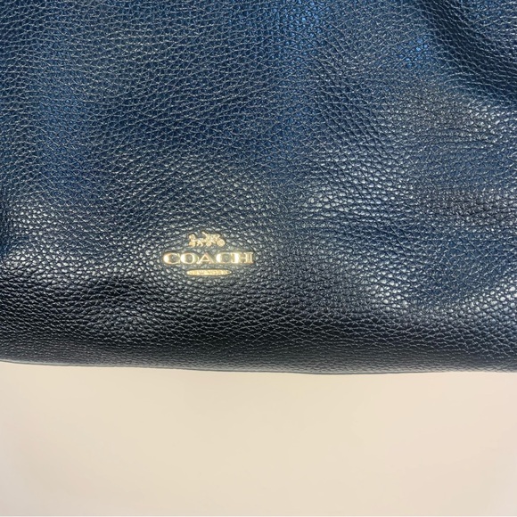 Coach Turnlock Leather Chain Tote Bag - Picture 3 of 16